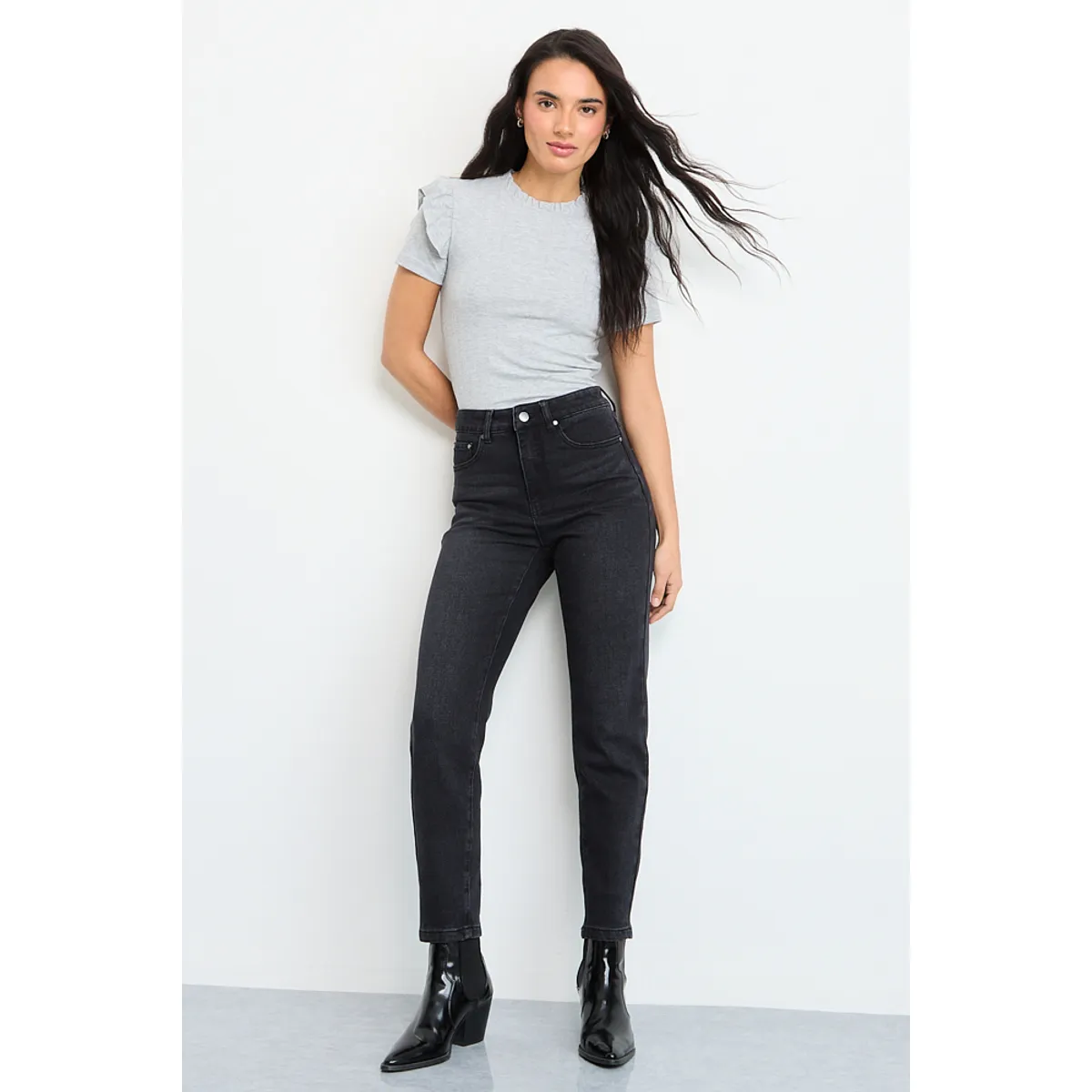 IO - Jeans Mujer Negro IO