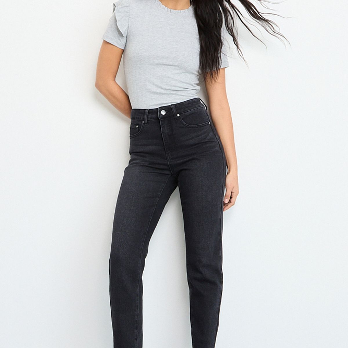 IO - Jeans Mujer Negro IO