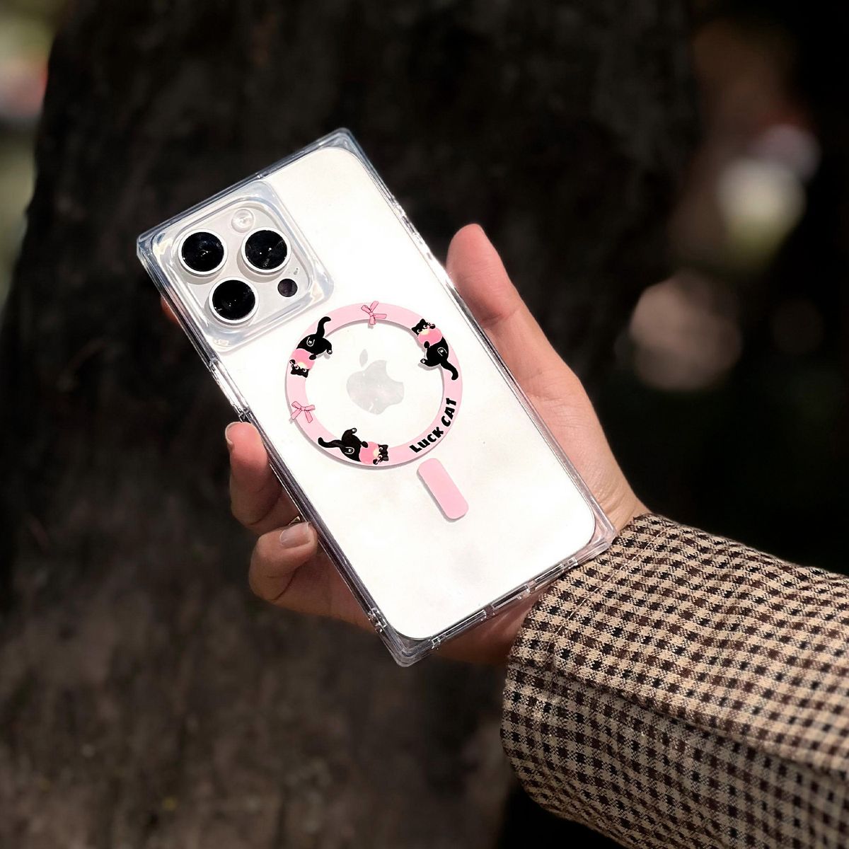 KBOD - Carcasa Para Teléfonos Kbod Blox Pet A90 Diseños Gatos Rosa Para iPhone 11