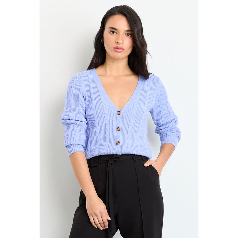 IO - Sweater Mujer Celeste Io