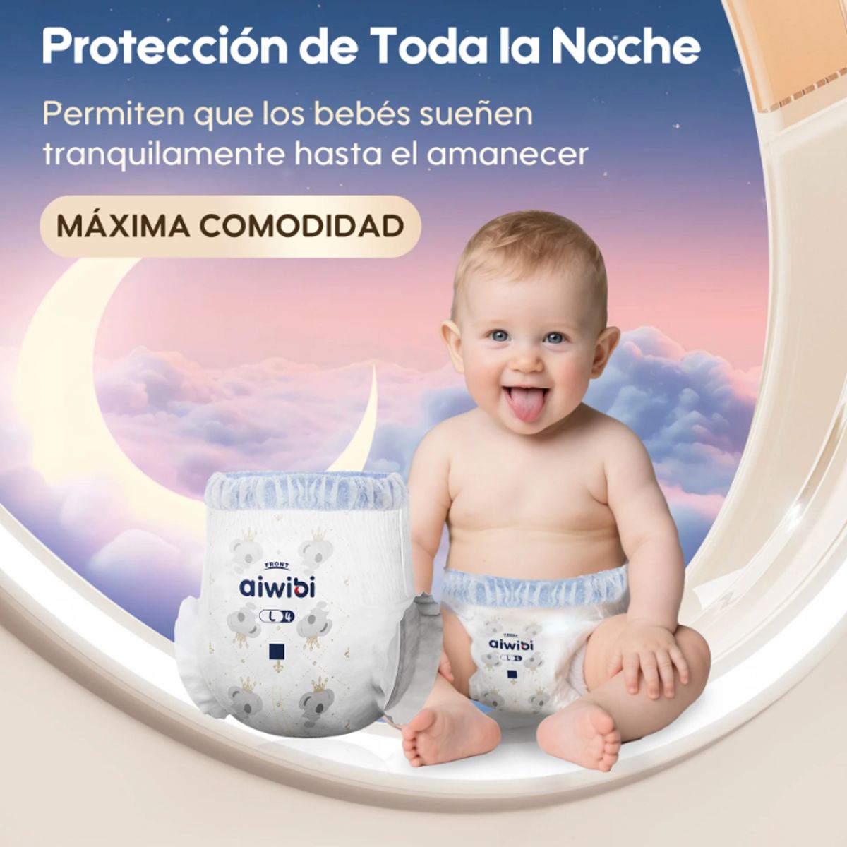 AIWIBI - Calzoncitos para Bebé Máxima Comodidad Aiwibi XXG 36 Pants