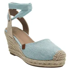 BRUNO ROSSI - Alpargata Mujer Casual Celeste