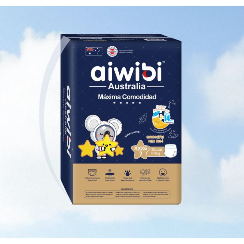 AIWIBI - Calzoncitos para Bebé Máxima Comodidad Aiwibi XXG 32 Pants