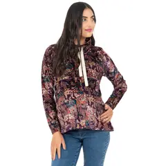 MADREMIA - Poleron Maternal Lactancia Coca estampado Madremía