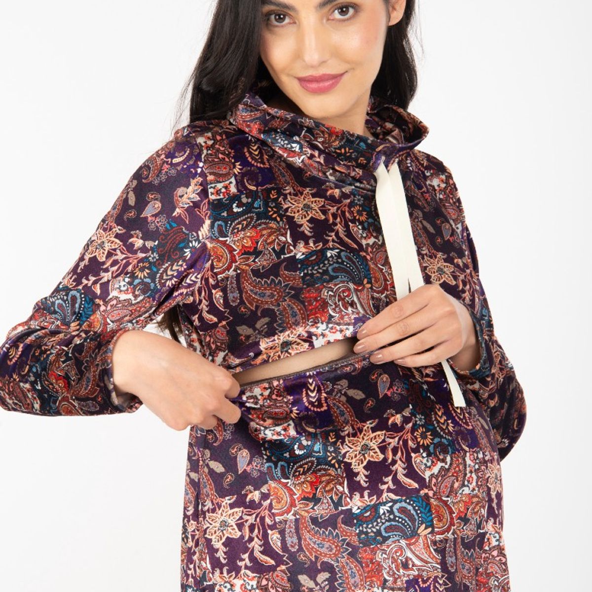 MADREMIA - Poleron Maternal Lactancia Coca estampado Madremía