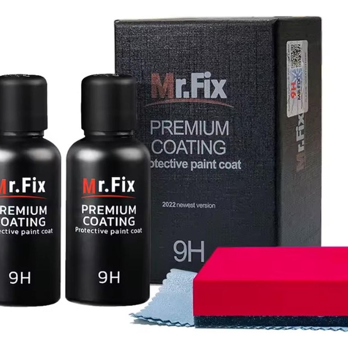 GENERICO - Tratamiento Ceramico Para Autos 2 Botellas Mr Fix 9h