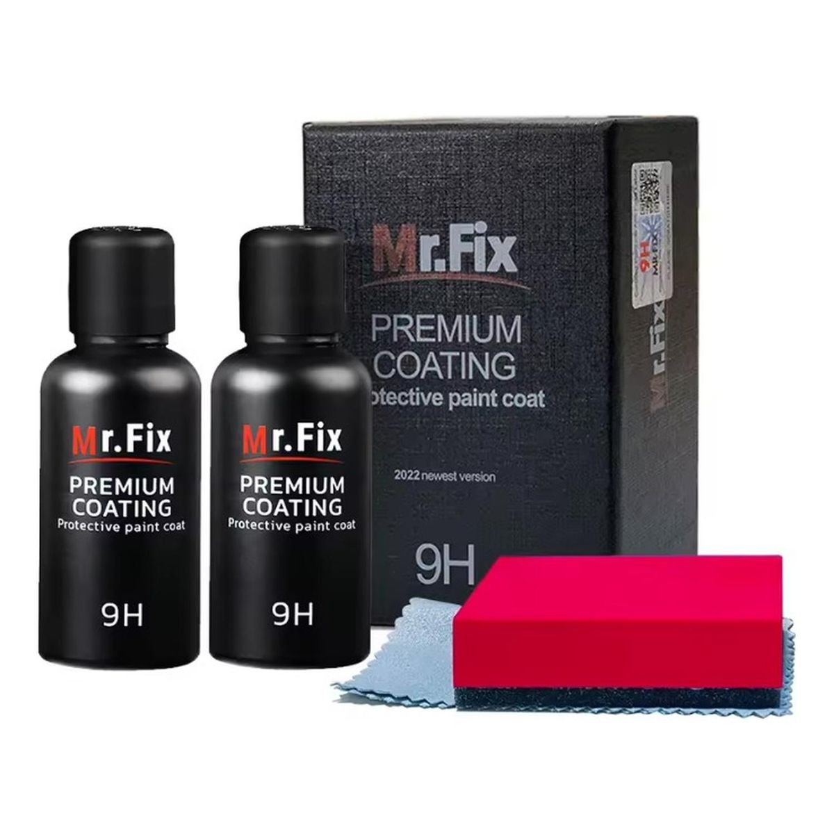 GENERICO - Tratamiento Ceramico Para Autos 2 Botellas Mr Fix 9h