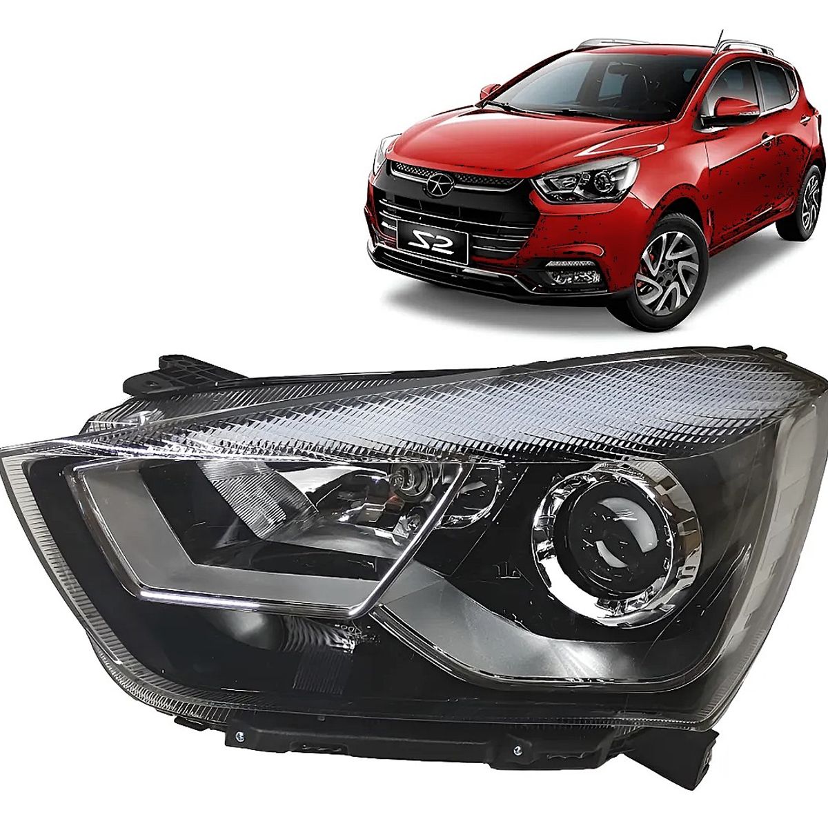 GENERICO - Optico Izquierdo PARA Jac S2 1.5 CC 2016–2022