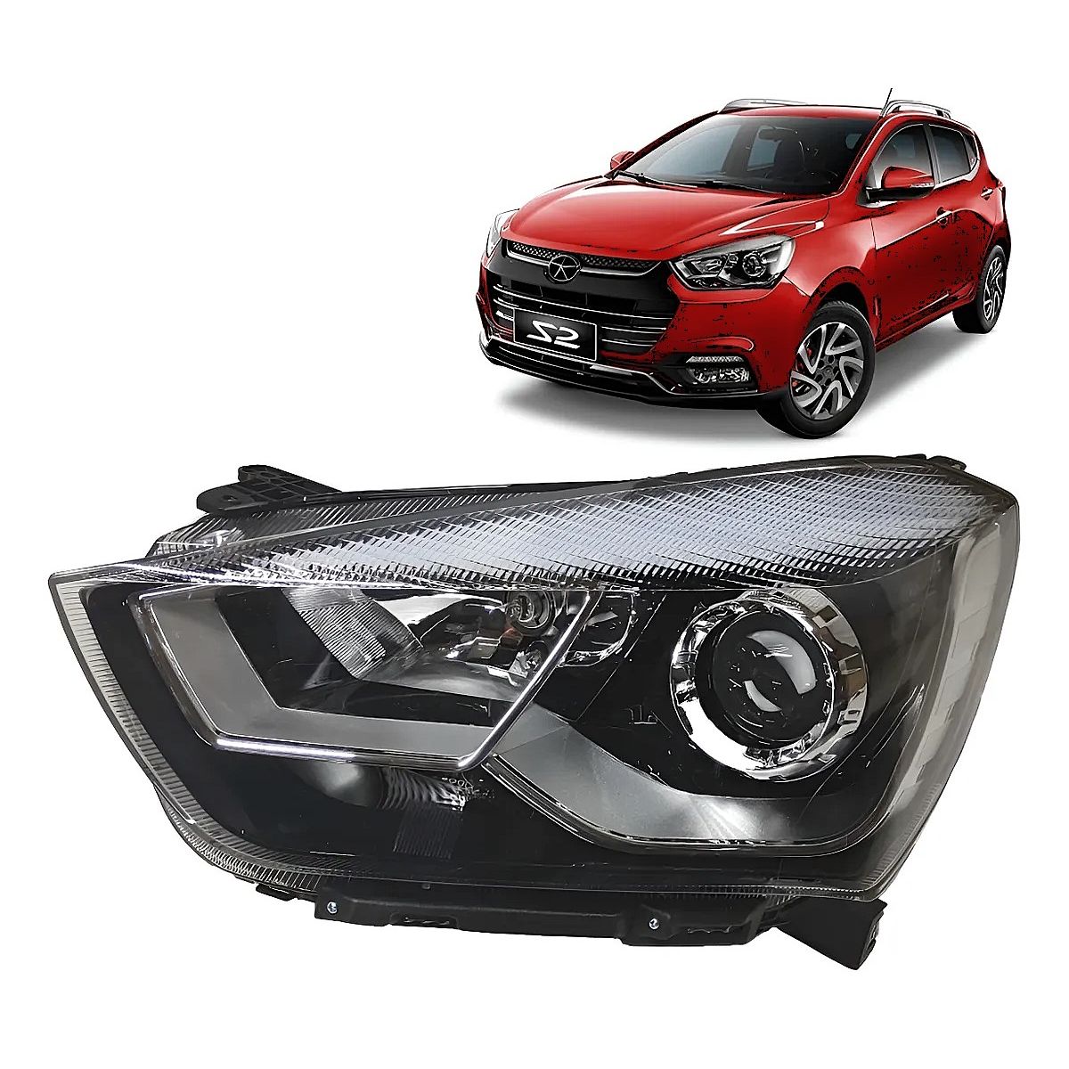 GENERICO - Optico Izquierdo PARA Jac S2 1.5 CC 2016–2022