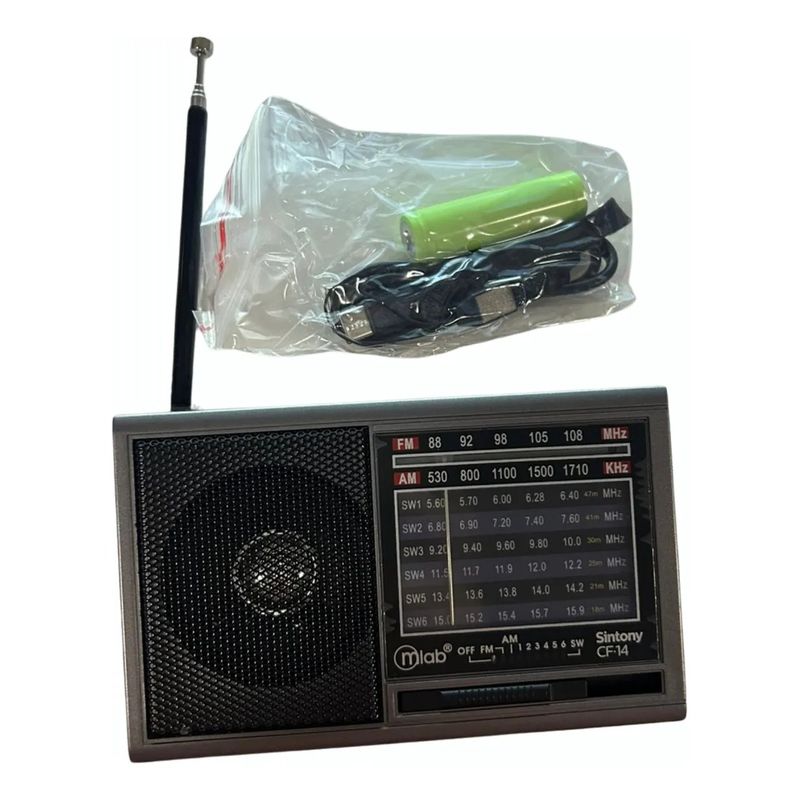 MLAB - Radio Retro Mlab Recargable Bluetooth Sintony 9477