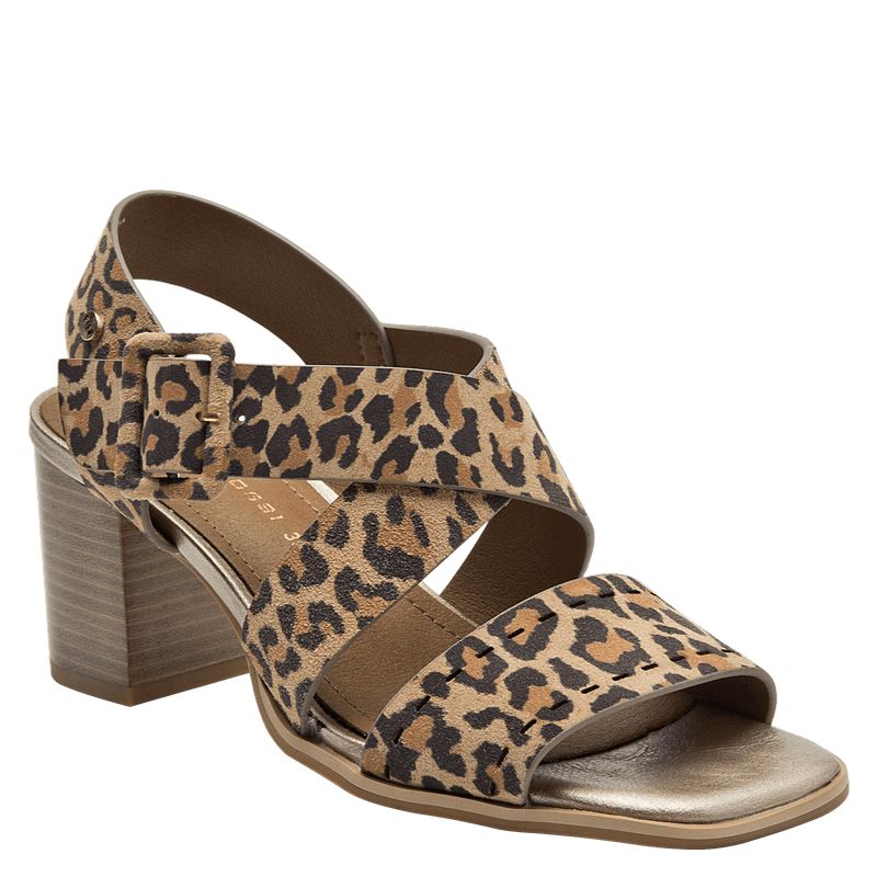 BRUNO ROSSI - Sandalia Mujer Formal Marrón claro Bruno Rossi