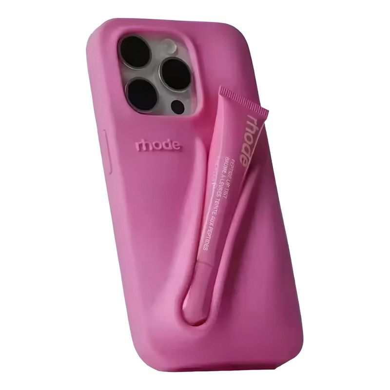 GENERICO - Carcasa Celular Diseño Para Guardar Rhode - Fucsia oscuro