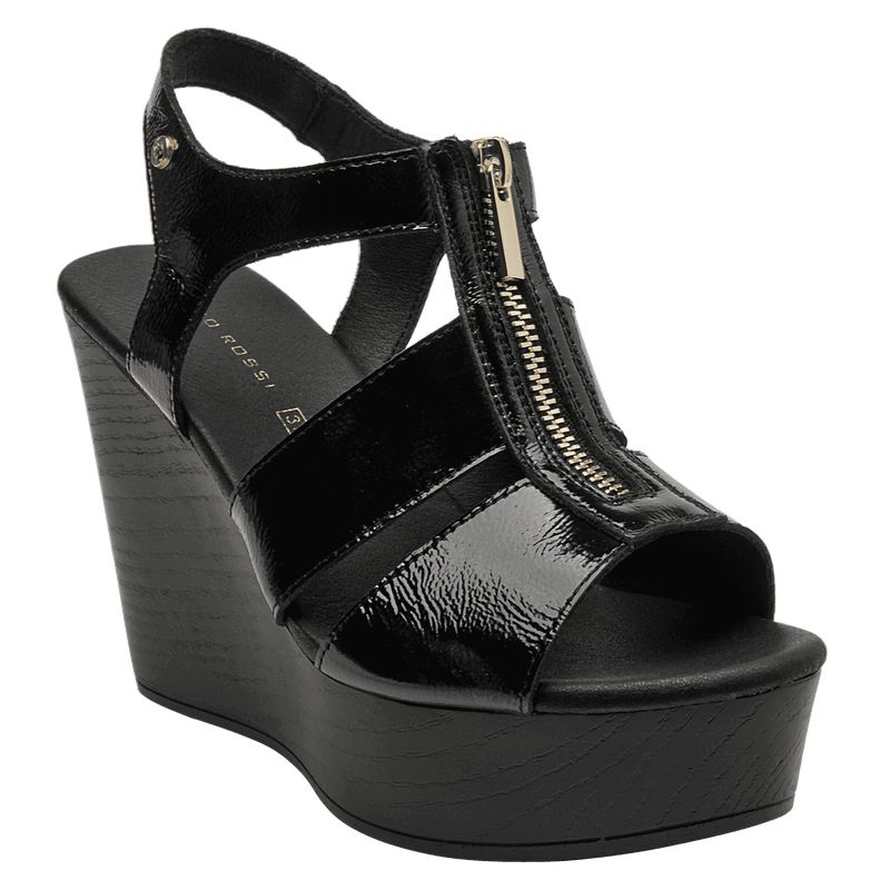 BRUNO ROSSI - Sandalia Mujer Casual Negro Bruno Rossi