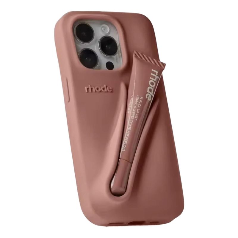 GENERICO - Carcasa Celular Diseño Para Guardar Rhode - Marron claro