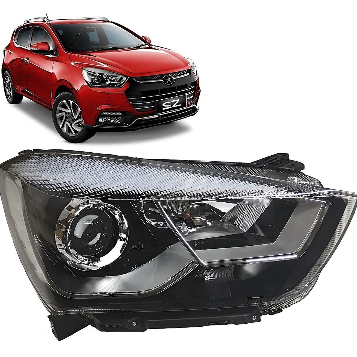 GENERICO - Optico Derecho PARA Jac S2 1.5 2016 – 2022