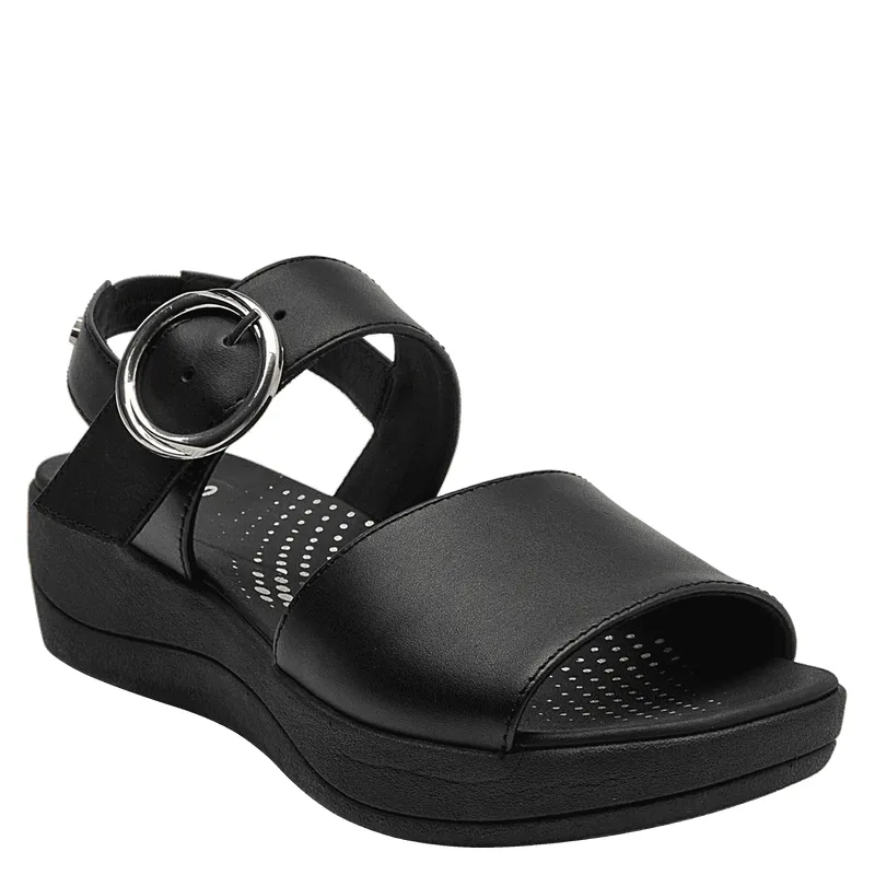 16 HRS - Sandalia Mujer Casual Negro 16 Hrs