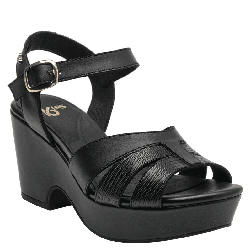 16 HRS - Sandalia Mujer Casual Negro 16 Hrs