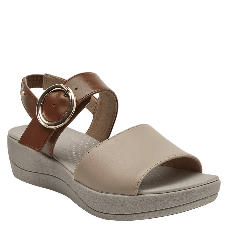 16 HRS - Sandalia Mujer Casual Beige 16 Hrs