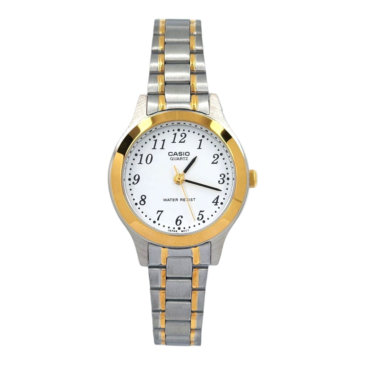 CASIO - Reloj Casio dama LTP-1128G-7B correa acero dorada ajustable