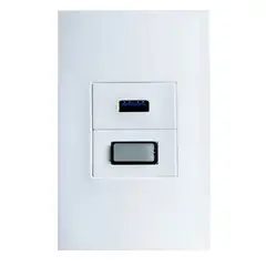 GENERICO - PLACA A MURO HDMI Y USB 30 TIPO COPLA