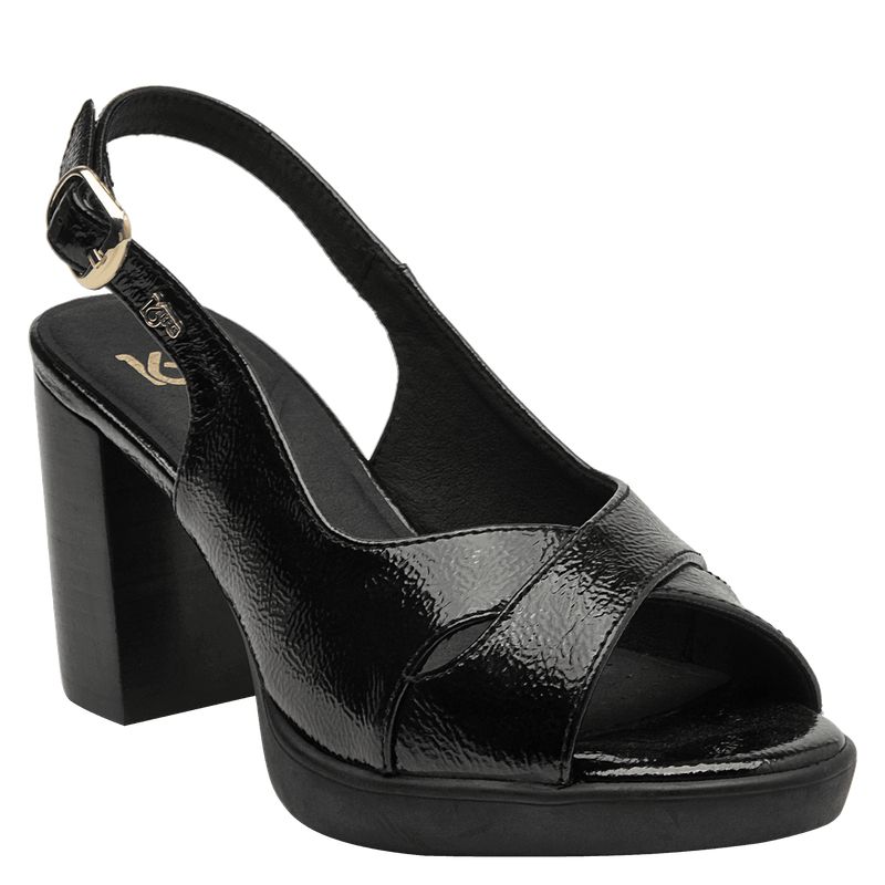 16 HRS - Sandalia Mujer Formal Negro 16 Hrs