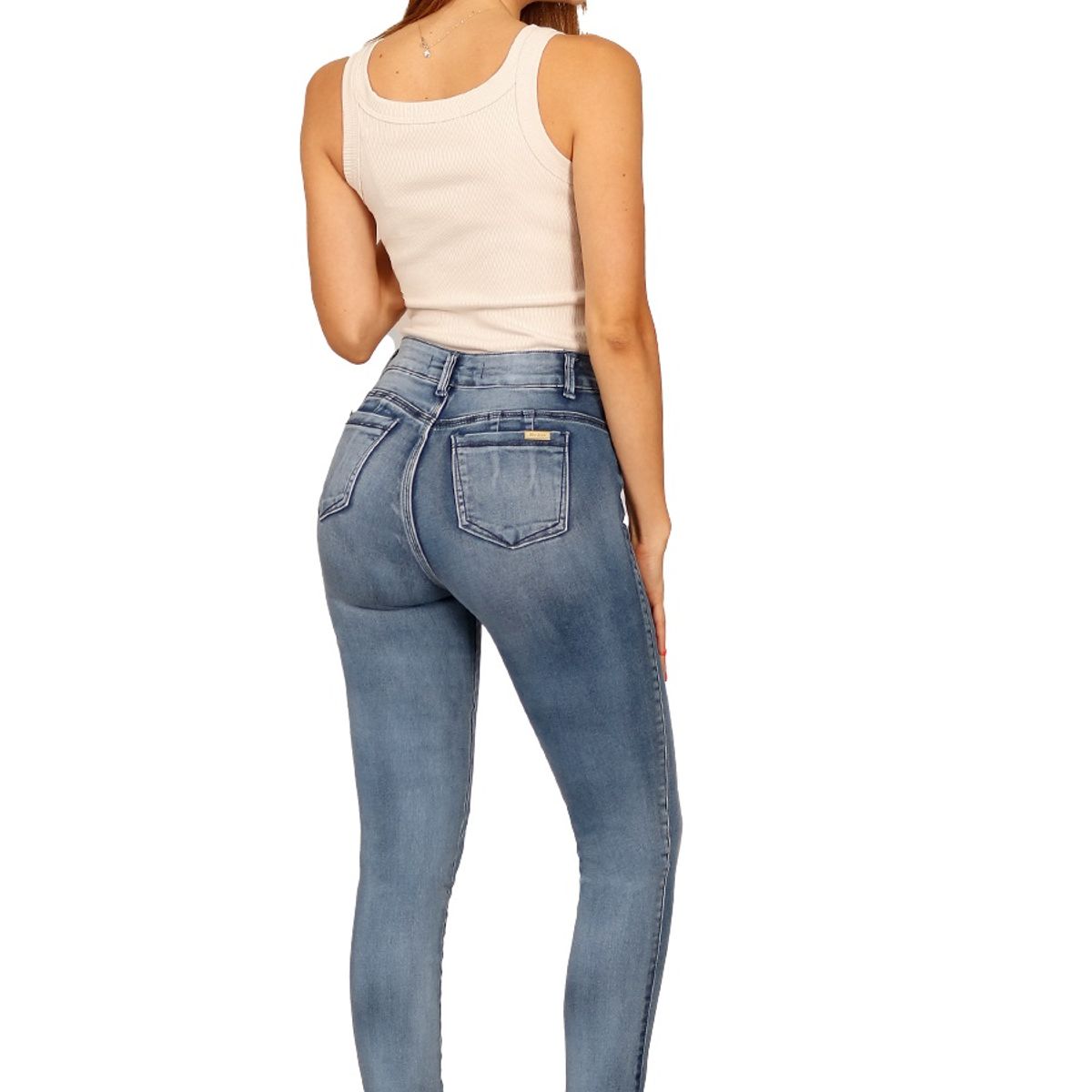 DIVINO JEANS - Jeans Tania II Celeste Divino Jeans - Celeste