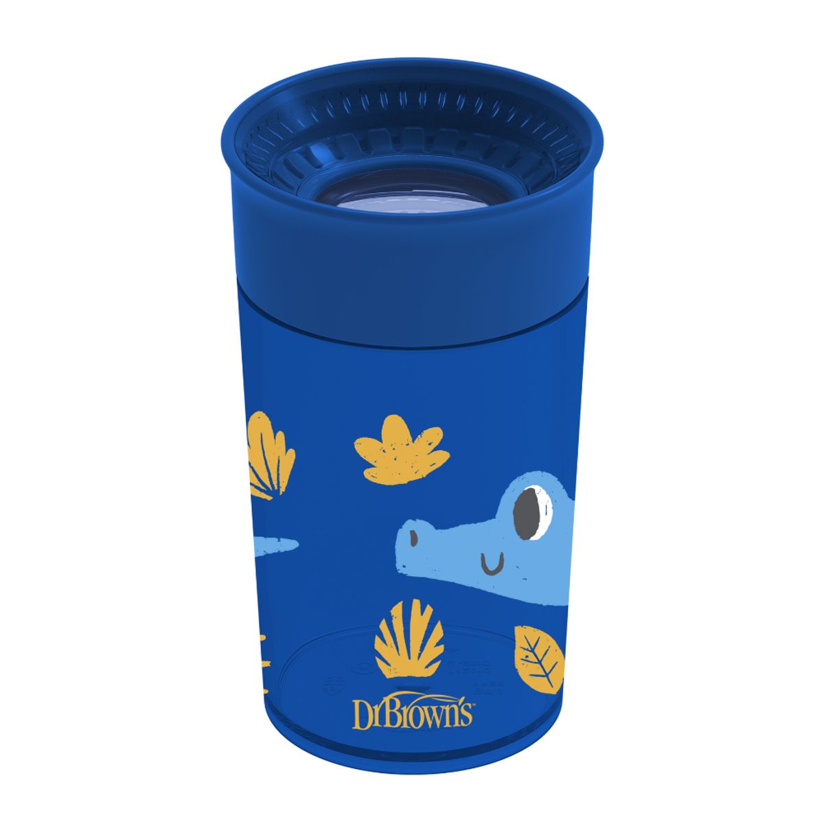 DR BROWN'S - Vaso 360° Antiderrames sin asas 300ml 9M+ Azul Dr Brown´s