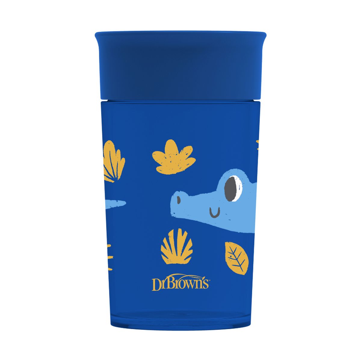 DR BROWN'S - Vaso 360° Antiderrames sin asas 300ml 9M+ Azul Dr Brown´s