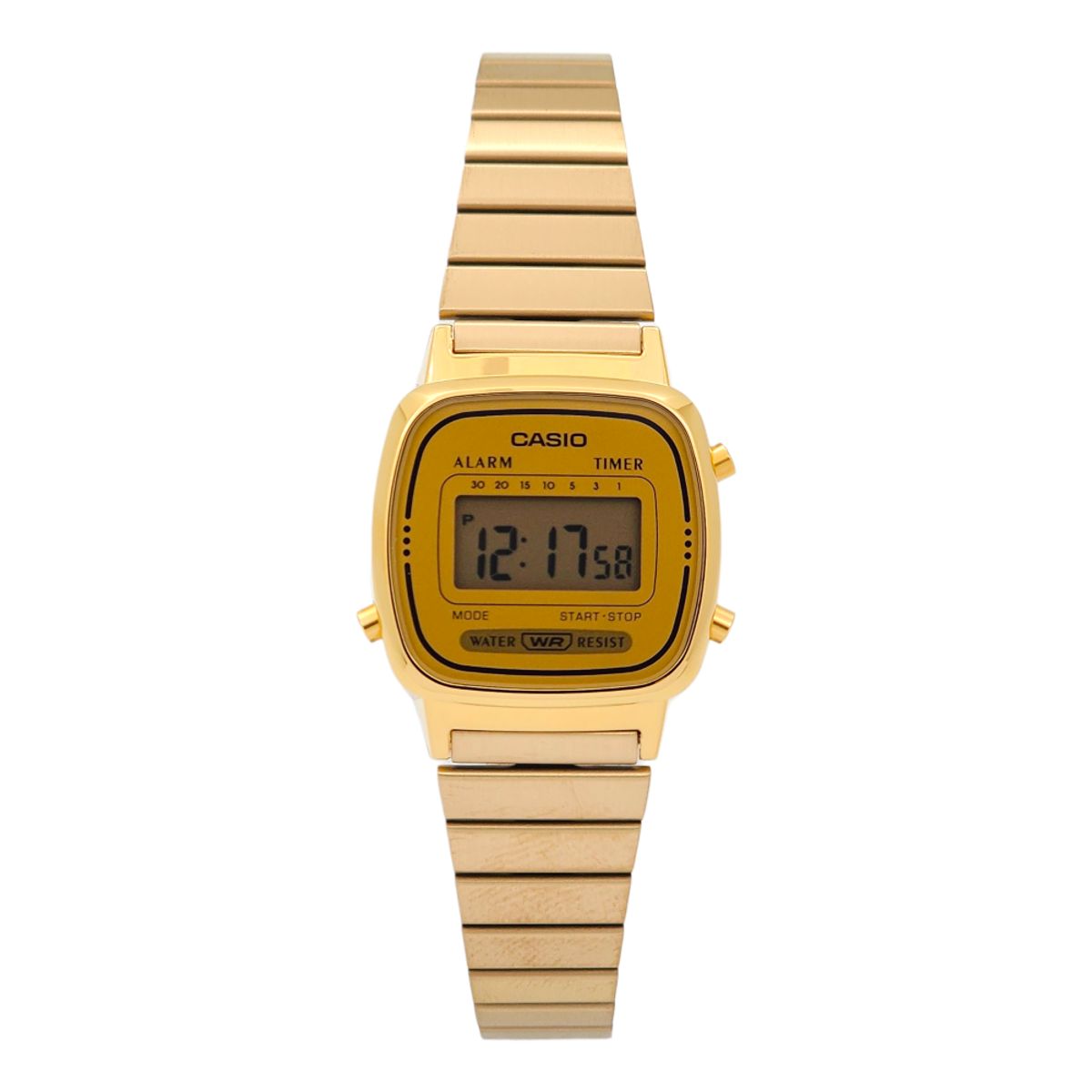 CASIO - Reloj Casio dama LA-670WGA-9 acero dorado