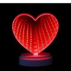 IRM - Lampara Luz Led Forma De Corazón escritorio Mesa