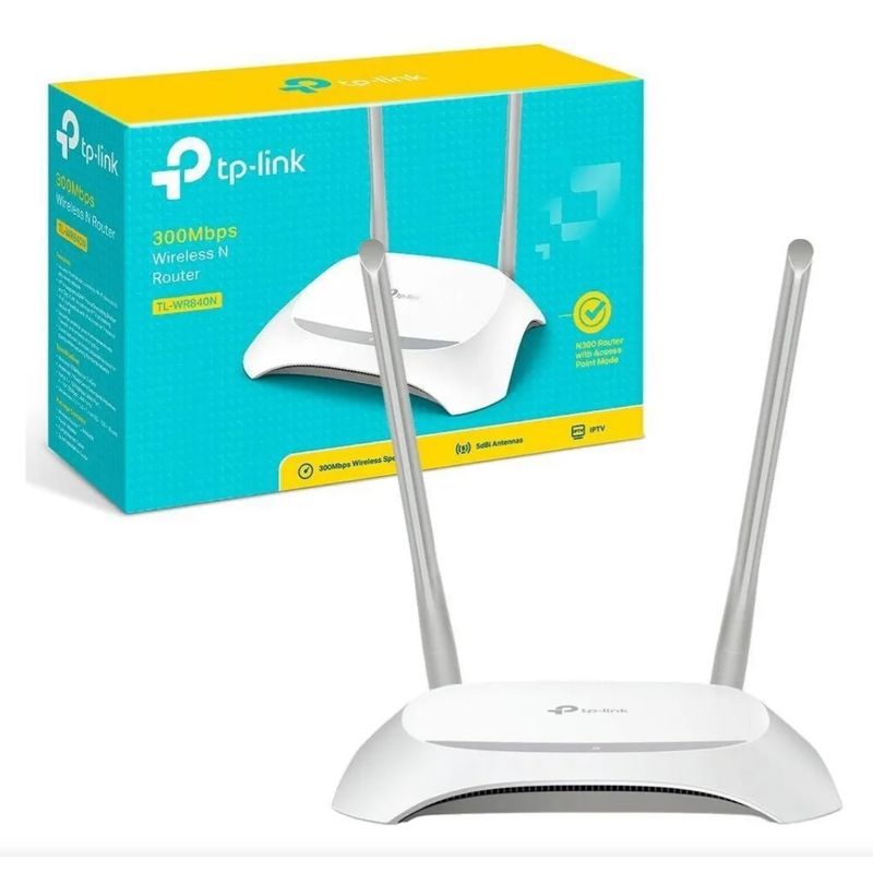 TP LINK - Router inalámbrico TP-Link de 300 Mbps TL-WR840n 6.0 Agile