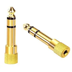 GENERICO - ADAPTADOR AUDIO 6.5 MACHO A 3.5 HEMBRA