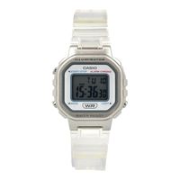 Reloj dama LA-20WHS-7A correa resina transparente