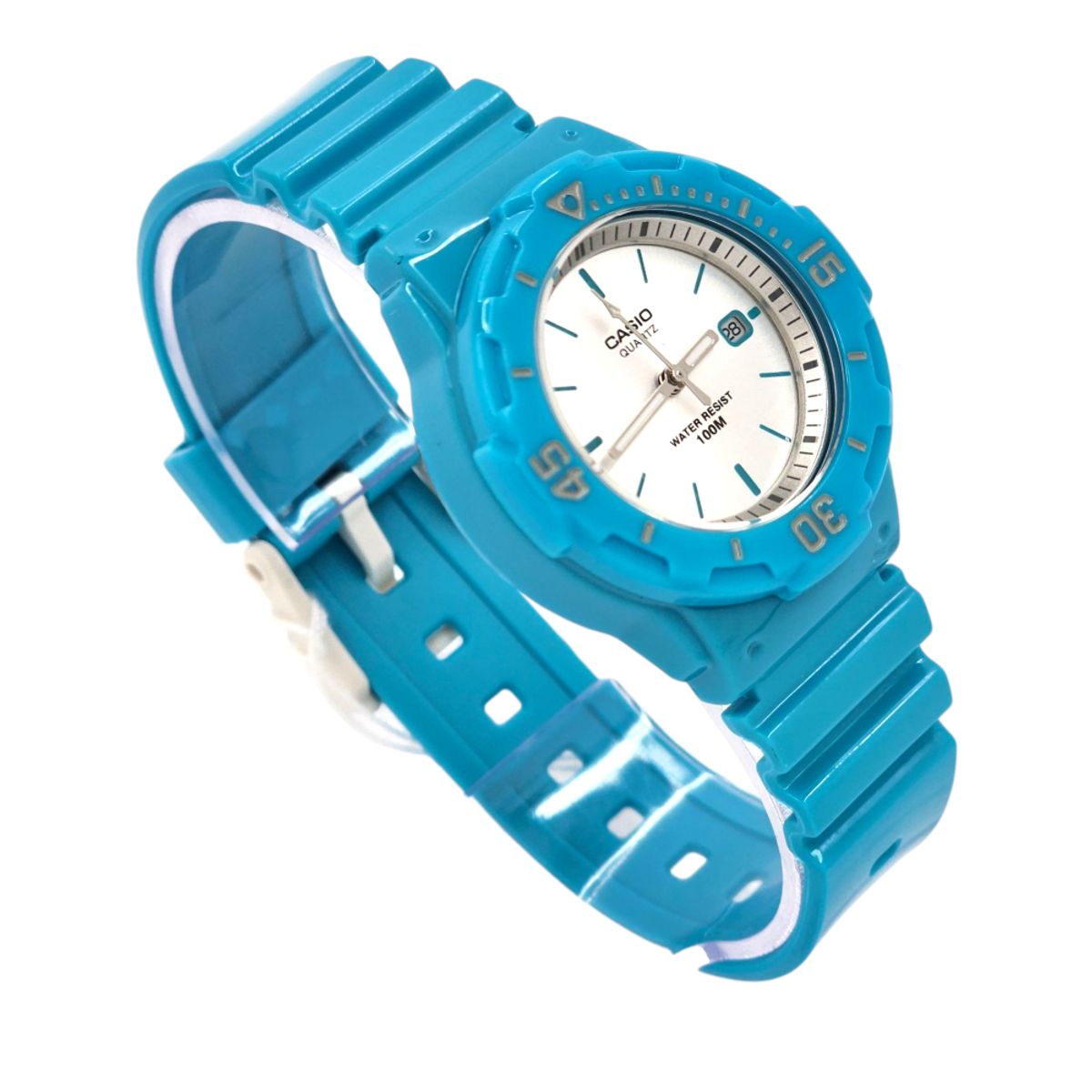 CASIO - Reloj Casio dama LRW-200H-2E3V correa resina azul