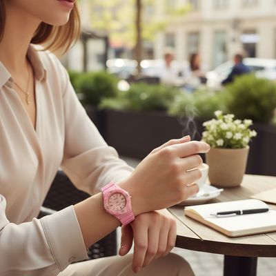 Imagen 2 del producto Reloj dama LRW-200H-4E4V correa resina rosa