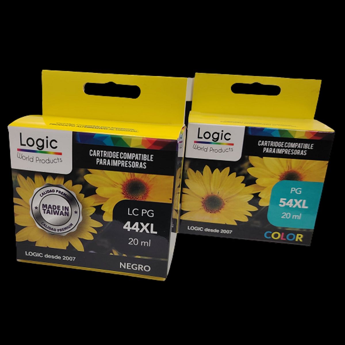 LOGIC - Pack cartuchos 44XL-54XL Logic