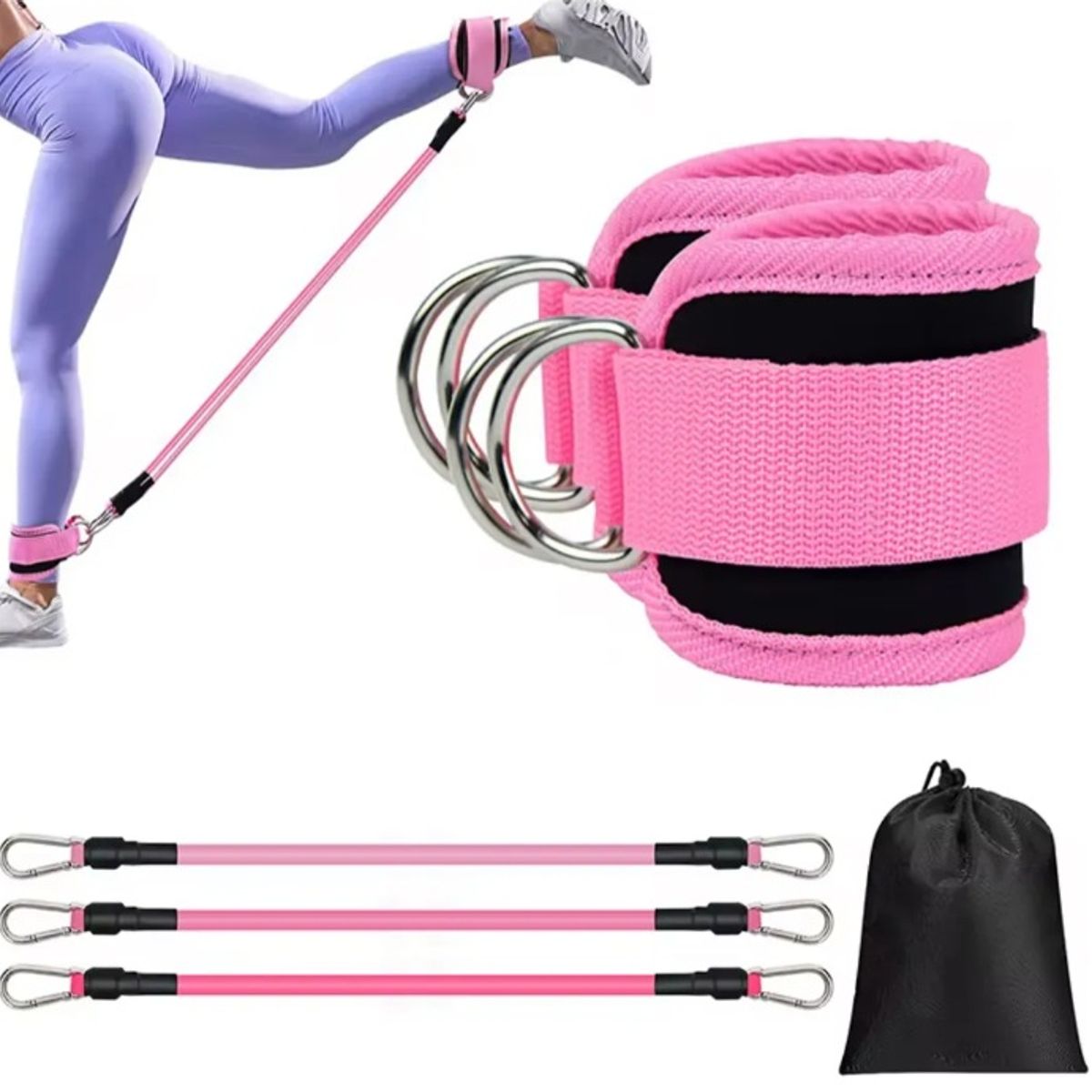 GENERICO - Set Tobillera + Bandas Elásticas