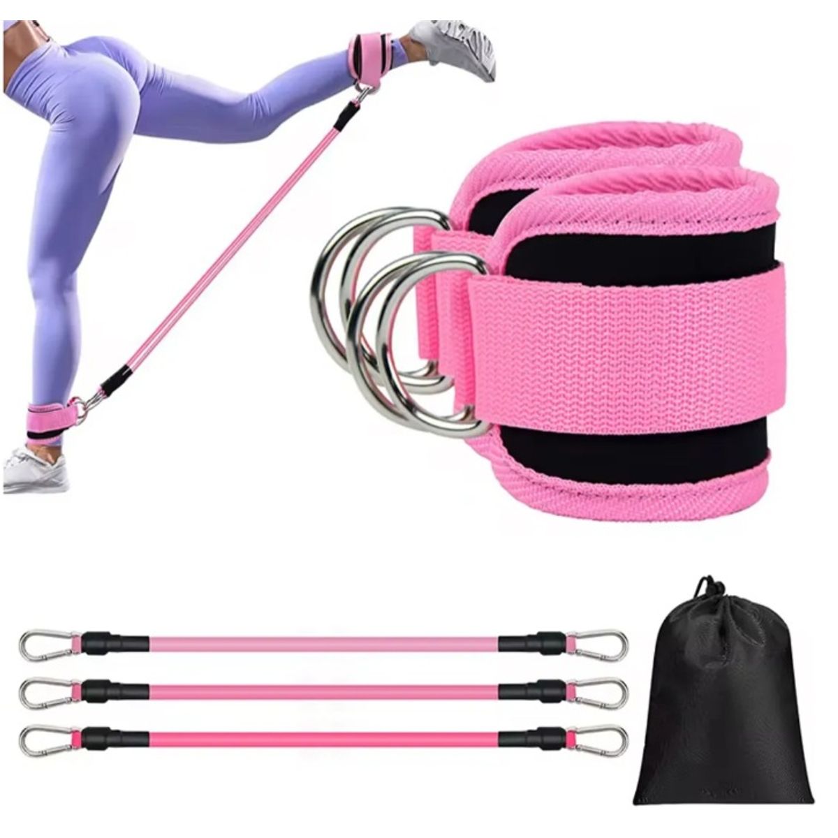 GENERICO - Set Tobillera + Bandas Elásticas