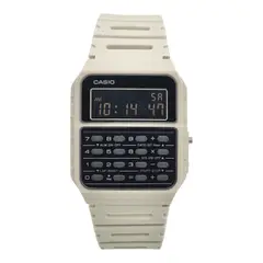 CASIO - Reloj unisex CA-53WF-8B calculadora correa resina blanco
