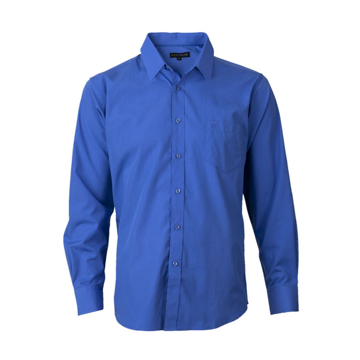 POTROS - Camisa Trevira Lisa Slim Fit POTROS_.