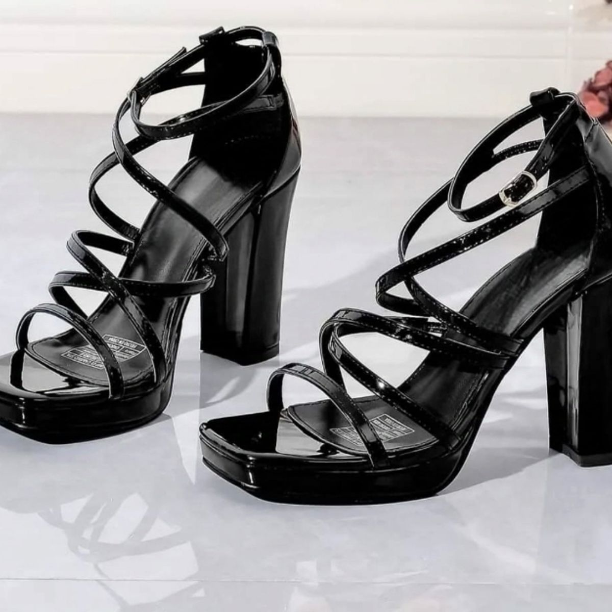 SNOOPY - Sandalias Mujer Taco Alto    M433