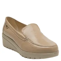 16 HRS - Mocasín Mujer Formal Beige