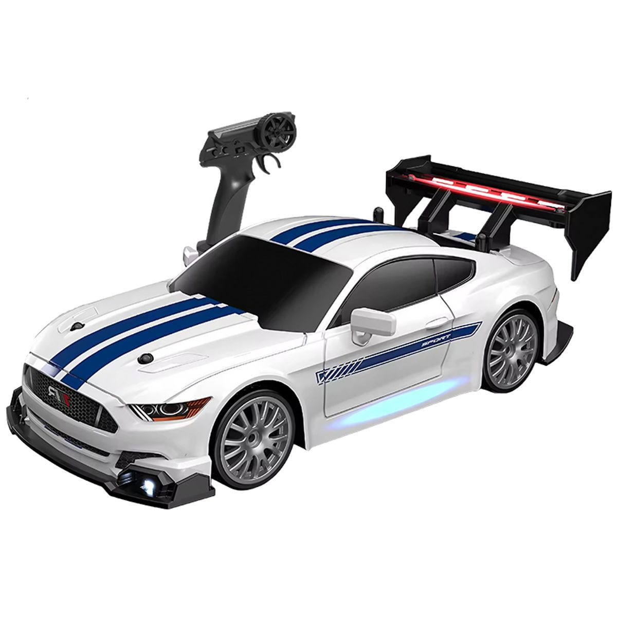 GENERICO - Auto Juguete Ford Mustang Control Remoto Drift Eléctrico