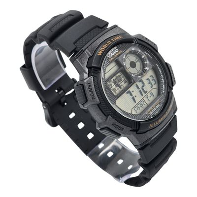 Imagen 2 del producto Reloj caballero AE-1000W-1AV correa resina negro fondo gris