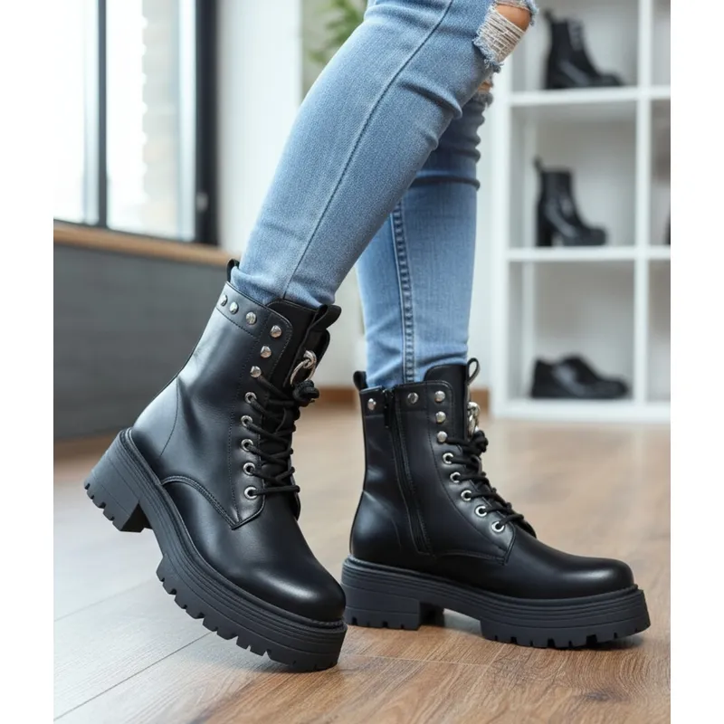 SNOOPY - Botin  para Dama  con Plataforma M475. Horma Grande