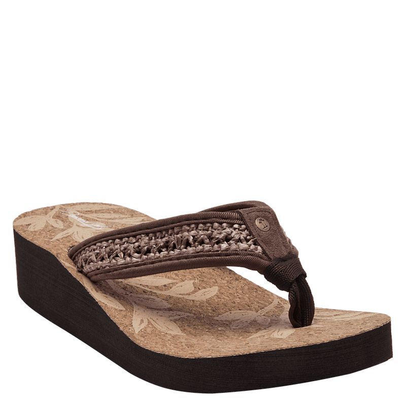 PANAMA JACK - Sandalia Mujer Casual Marrón oscuro Panama Jack