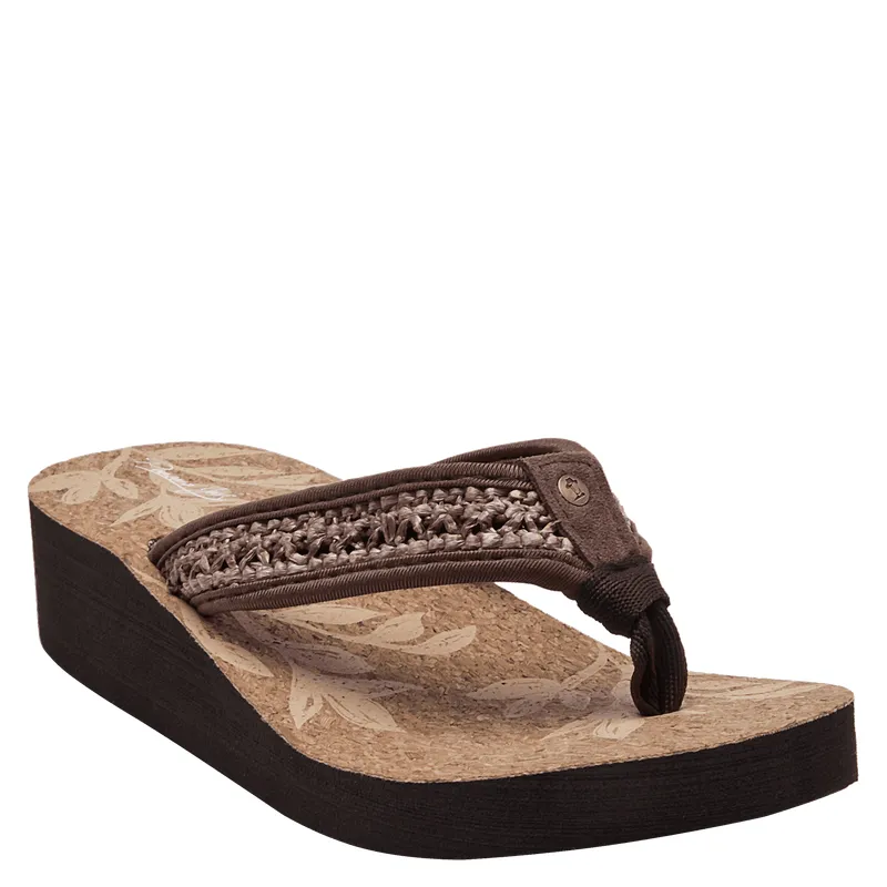 PANAMA JACK - Sandalia Mujer Casual Marrón oscuro Panama Jack