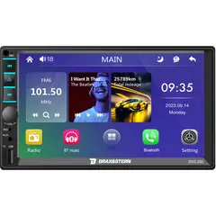 BRAXYSTERN - Radio Auto 2 Din sistema mirrorlink Touch de 7'' Bxs-250