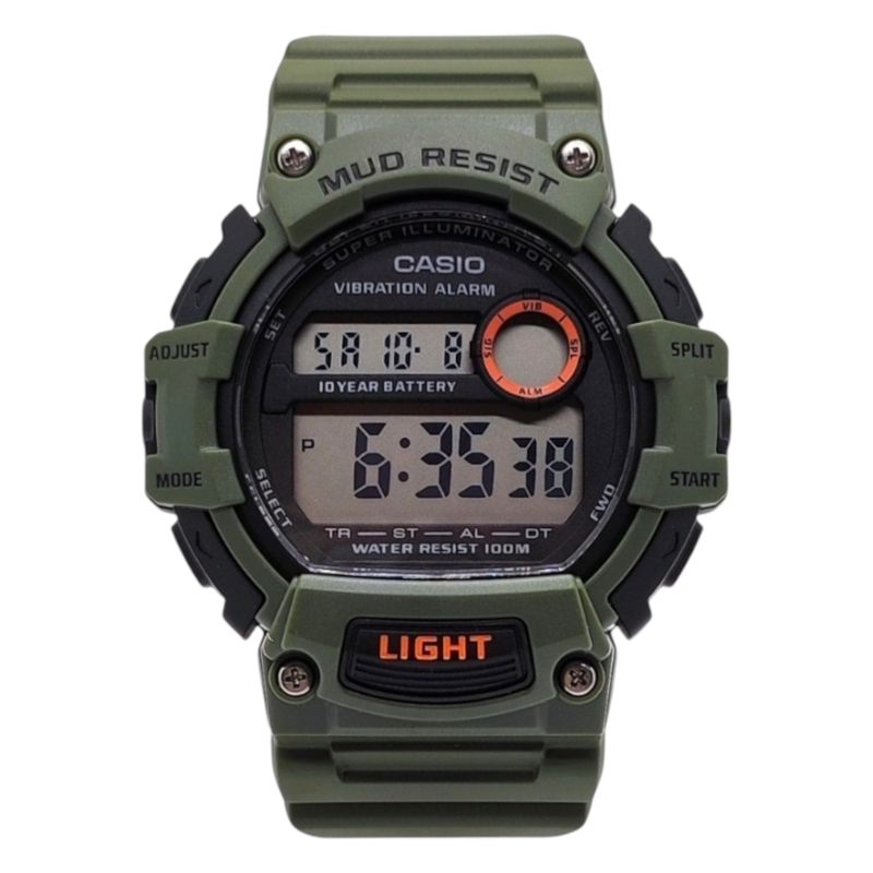 CASIO - Reloj Casio caballero TRT-110H-3AV deportivo verde