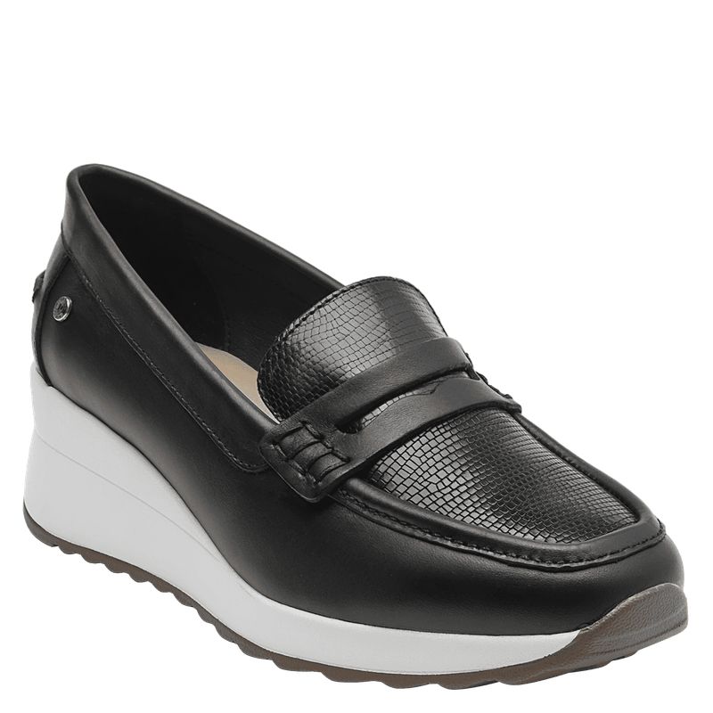 POLLINI - Mocasin Mujer Casual Negro Pollini